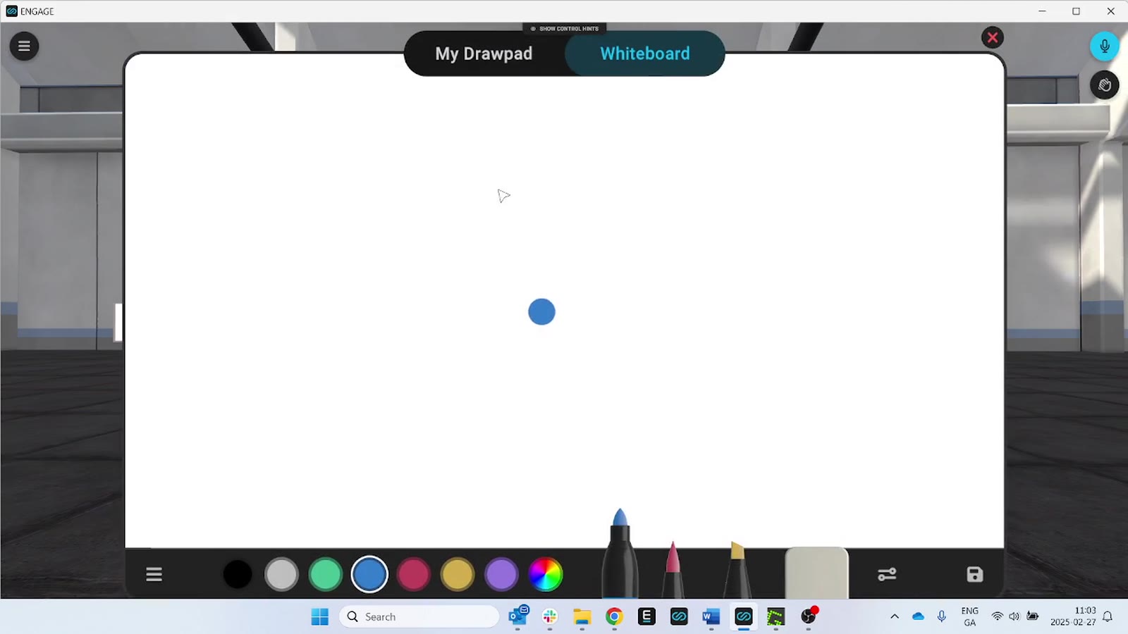ENGAGE XR — collaborative whiteboard